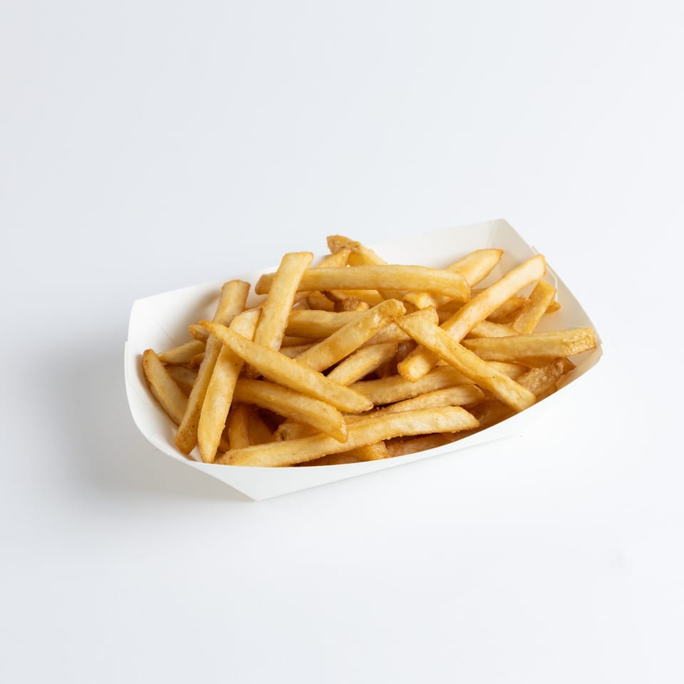 Delicious french fries served hot